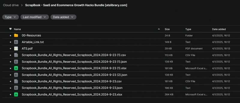ScrapBook – SaaS and Ecommerce Growth Hacks Bundle